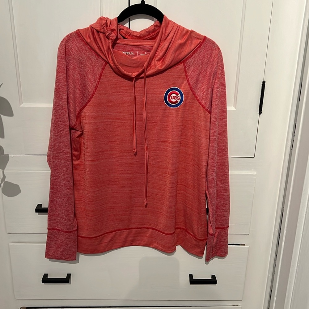 Chicago Cubs lightweight polyester spandex hoodie.